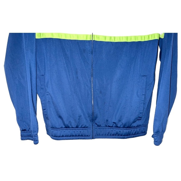 Puma Track Jacket Men’s Size M Blue Green Long Sleeve Front Zip Long Sleeve - Picture 2 of 6